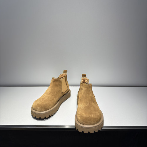 复古真皮马丁靴翻毛牛皮增高