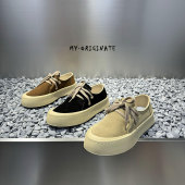 乐福鞋 休闲鞋 潮流鞋 男款 子厚底增高真皮 帆布鞋 鞋 男士 2025新款 板鞋