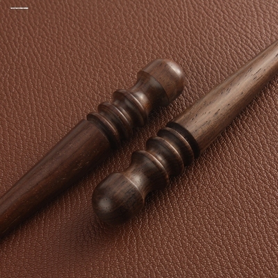 皮革紫光檀打磨棒diy手工皮边抛光封边工具黑檀木方块皮包牛皮