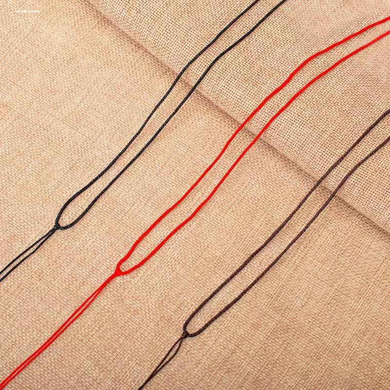 手编吊坠挂绳观音貔貅黄金玉石佛吊坠绳玉坠绳宝宝红绳项链绳男女