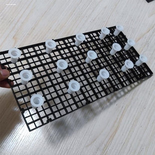 密孔底滤垫板小孔可裁剪隔离板乌龟晒台水族可拼接网格板鱼缸配件