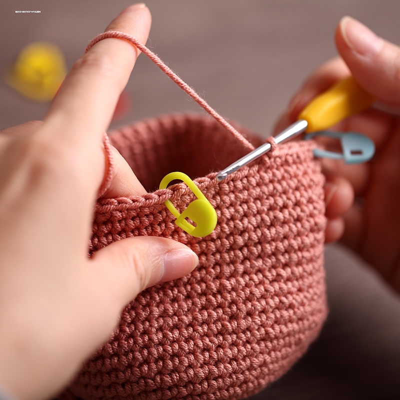 毛线手工编织辅助工具记号扣麻花针手缝针u型针编织工具