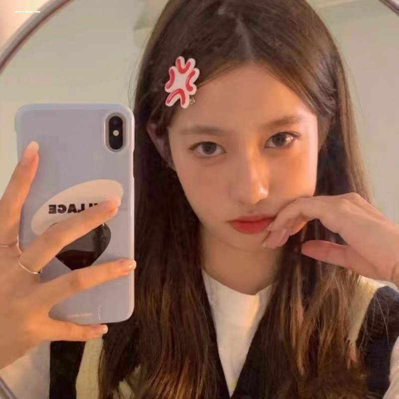 流汗生气夹子汗滴发夹滴汗无语水滴发卡流汗黄豆夹子头饰发饰女