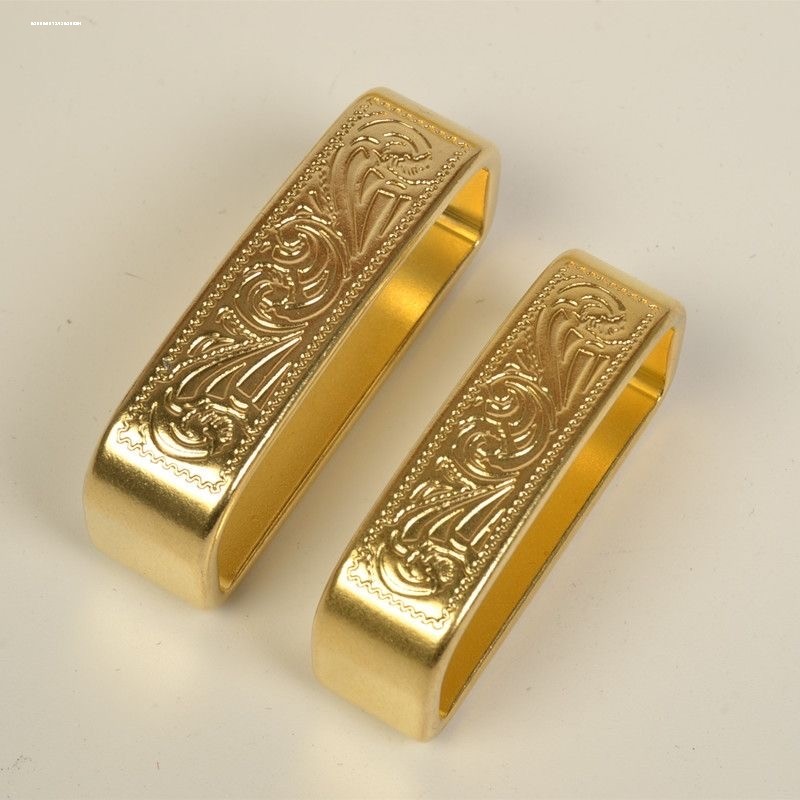 男士腰带圈环扣皮带环裤带套尾夹子尾巴真皮固定圈