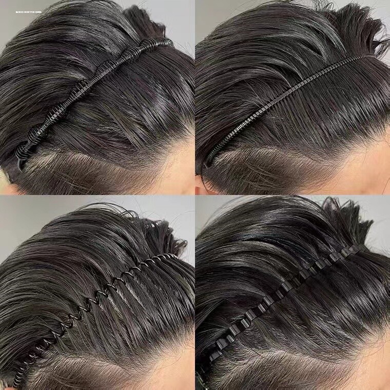 发箍女儿童头箍发捆夏季女头饰洗脸压发隐形大波浪短发碎发发卡图片