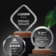水晶奖杯定制授权牌奖牌企业优秀员工年会颁奖冠军高档定做刻字