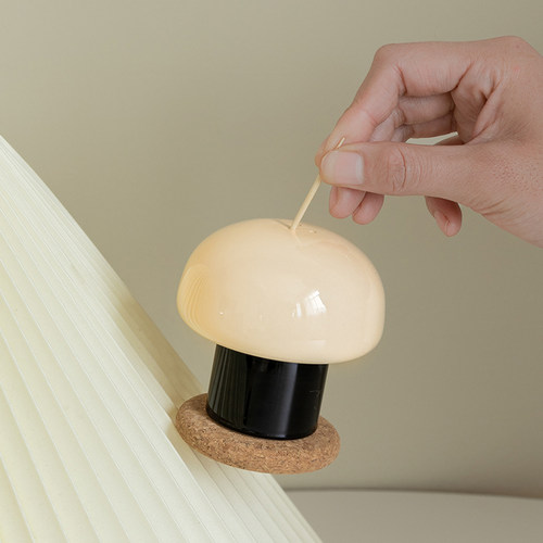 述物牙签罐可爱蘑菇创意