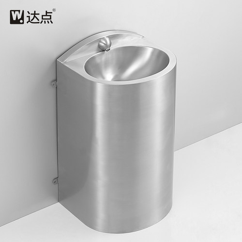 不锈钢落地式洗脸盆洗手盆立柱盆