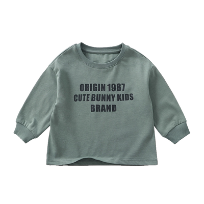 cutebunny2024春季男女宝休闲t恤