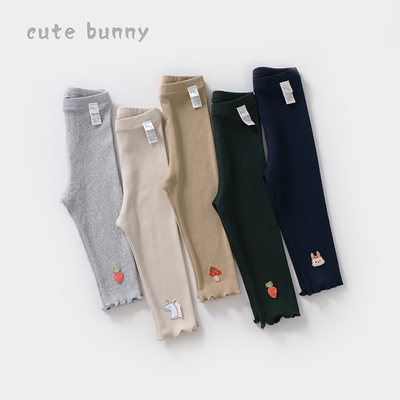 cutebunny2024秋女宝休闲打底裤