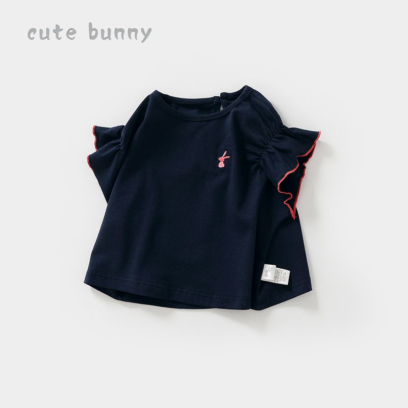 cutebunny夏季女宝宝休闲T恤