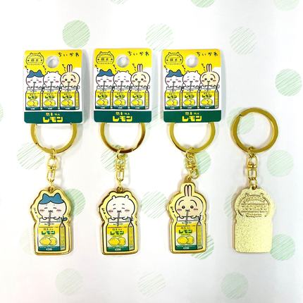 日本 yukio枥木限定chiikawa乌萨奇小八吉伊柠檬牛奶挂饰钥匙扣