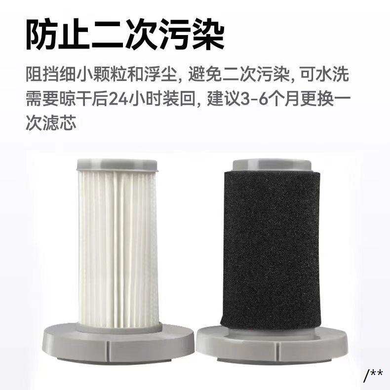 德尔玛吸尘器配件滤芯手持式DX700 TCL-JP600 D135F过滤棉可水洗