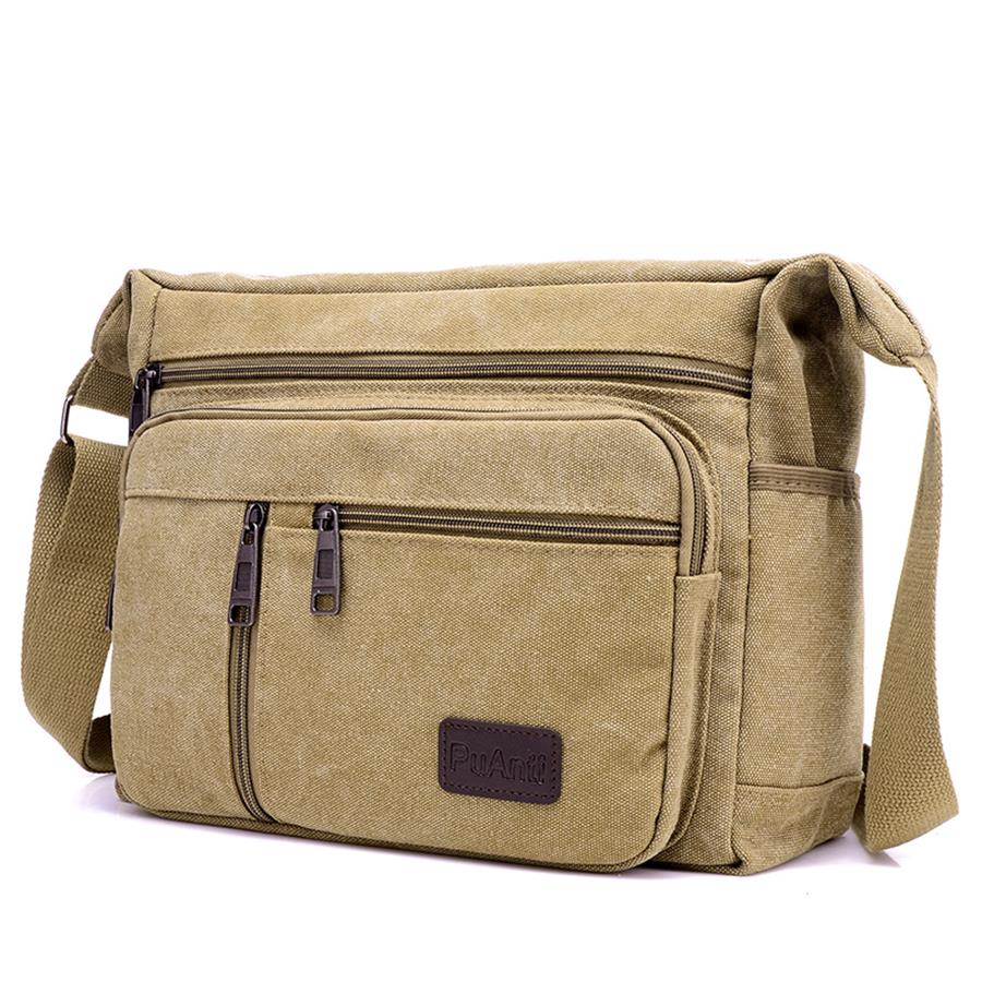 25款2025新款男式休闲男包帆布包男横款单肩包斜挎包男士包包斜跨