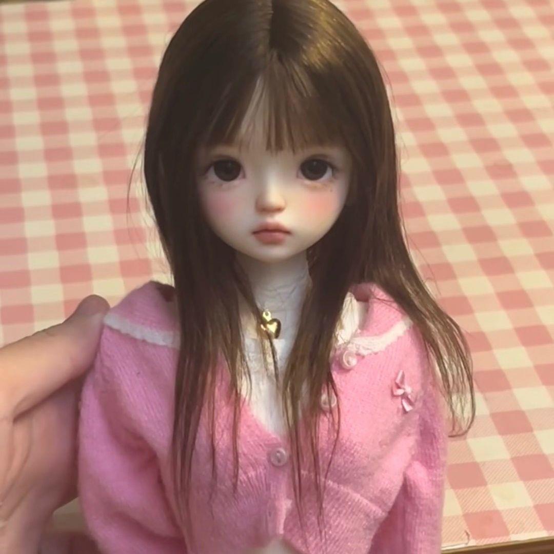 Bjd4分甜美可爱娃头一只