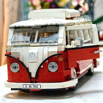 适用于乐高10220大众T1露营车复古巴士旅居车益智拼装玩具儿童礼