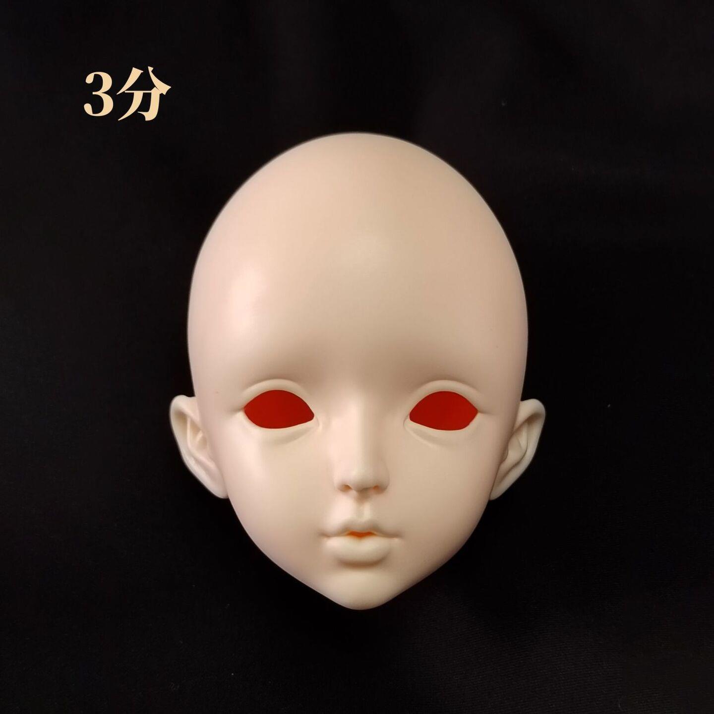 新款bjd树脂练妆娃头全新