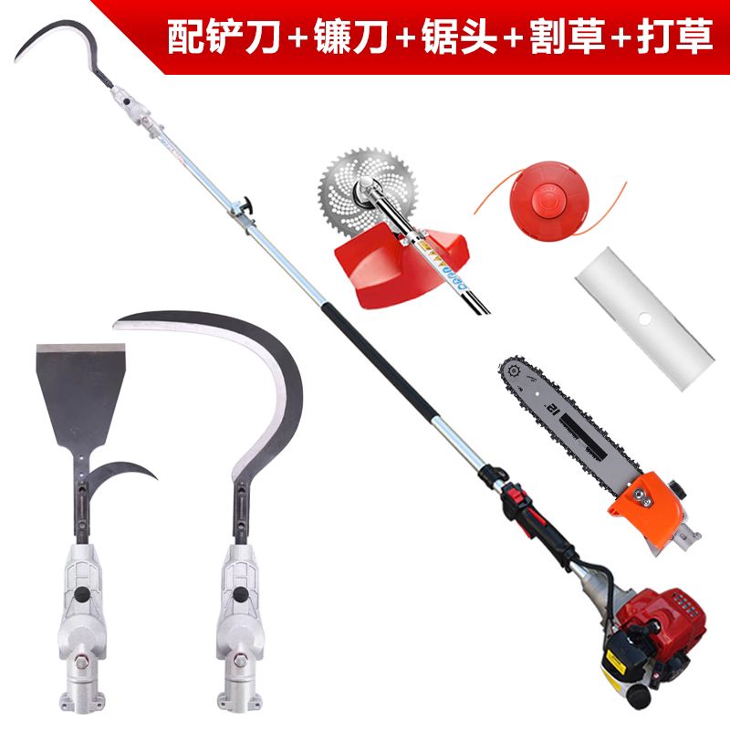 二沖程汽油棕櫚機長柄 園林綠化棕櫚樹修剪機 加長桿棕櫚果收割機