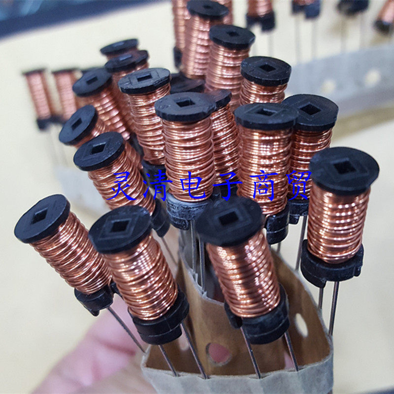 6*15mm15uh无磁芯塑料骨架电感
