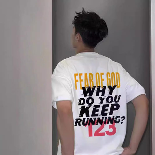 FEAROFGODRRR123美式潮牌短袖