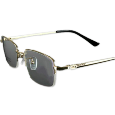 超轻半框成品防蓝光近视眼镜