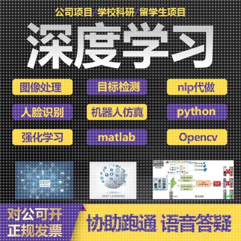 Python深度学习pytorch图像处理nlp代跑机器学习cv目标检测算法