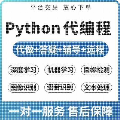 代码python编程深度学习机器学习人工智能代码编写跑通讲解调试