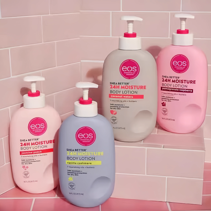 美国Eos身体乳bodylotion滋润保湿香草羊绒473ml