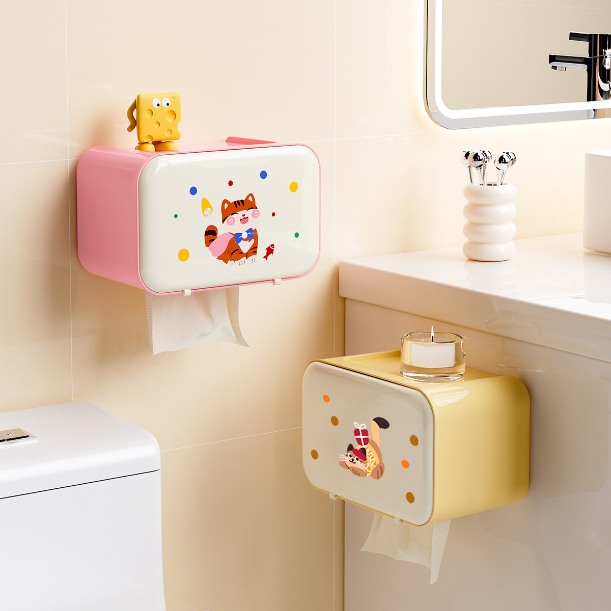 高颜值卫生间纸巾架厕所卷纸置物架浴室抽纸盒洗手间卫生纸收纳架,家庭/个人清洁工具,卷纸器/纸巾架,淘宝优惠券,粉丝福利购,淘宝优惠卷