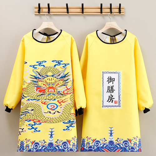 围腰防污时尚餐厅新款耐磨中国风