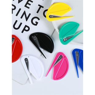 小巧迷你塑料开信刀开信封拆信刀裁纸美工刀割绳刀切皮筋电线小刀拆塑料开信封裁纸电线刀拆信器拆皮筋神器