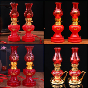 财丁兴旺吉祥油灯财神灯长明佛供灯结婚子孙灯婚庆进宅入伙电蜡烛