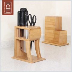 实木刀架刀具落地菜刀收纳架置物架木头刀具架刀座小号厨房