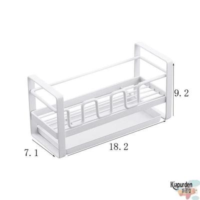 日式的厨房沥水收纳架海绵清洁抹布架水槽水池桌面收纳置物架极窄
