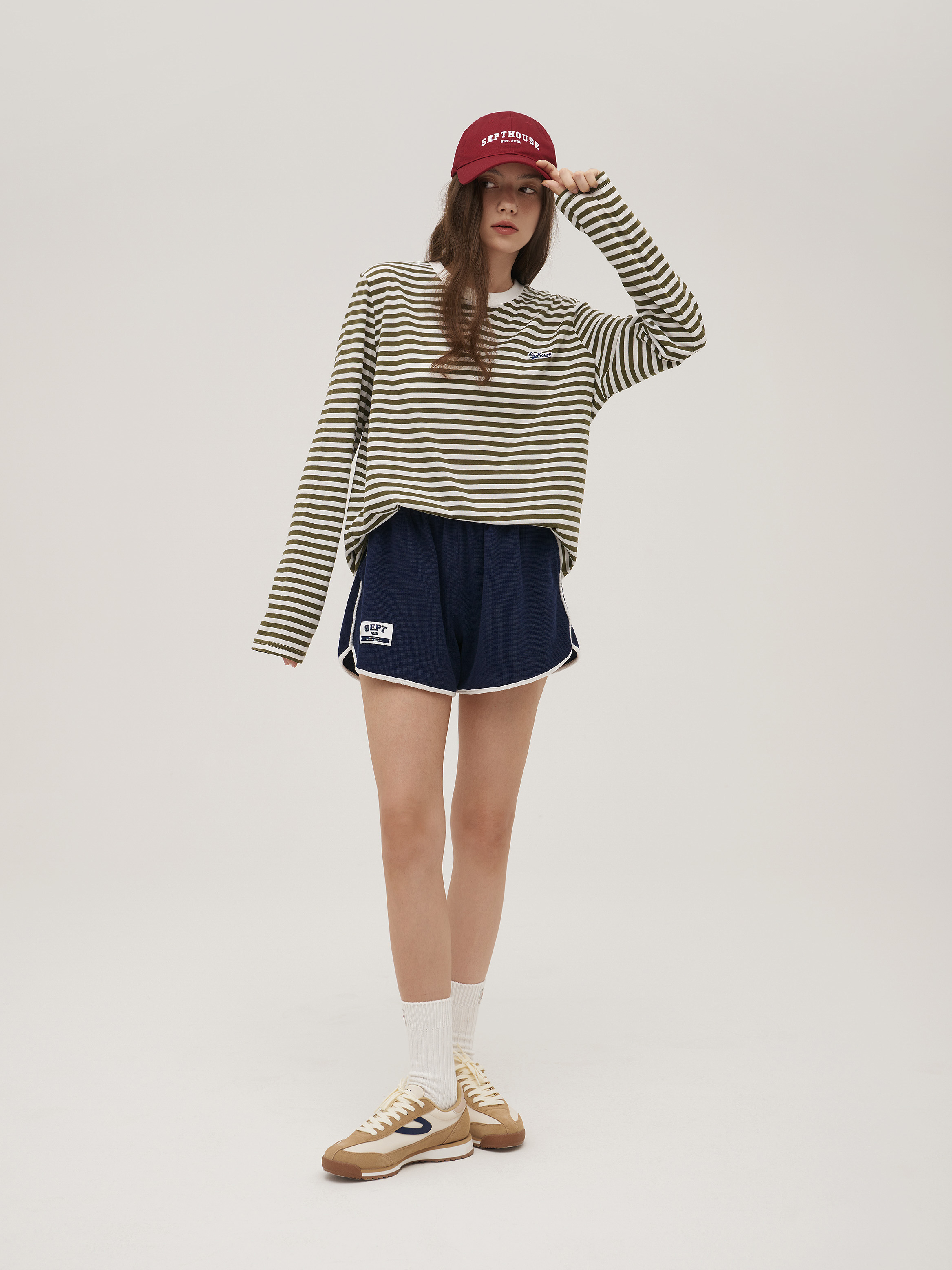 Septhouse海军风条纹棉