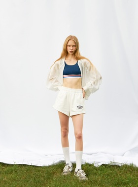 Septhouse 运动休闲薄透款亮片夏日新品防晒棒球外套女