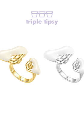 tripletipsy珐琅秋冬氛围感戒指