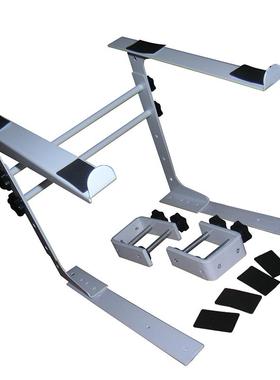 加大款白色桌面DJ打碟机支架DJ stand笔记本电脑支架吧台混音支架