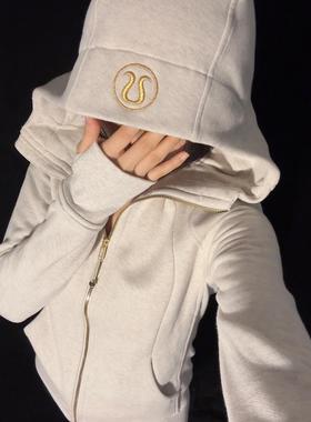 加拿大代购lulu Scuba Full-Zip Hoodie女士连帽修身运动卫衣外套