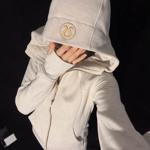 加拿大代购lulu女士连帽修身卫衣