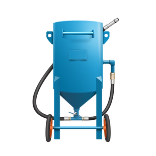 开放式高压干湿两用除锈除漆翻新水喷丸罐打沙机大小型移动喷砂机