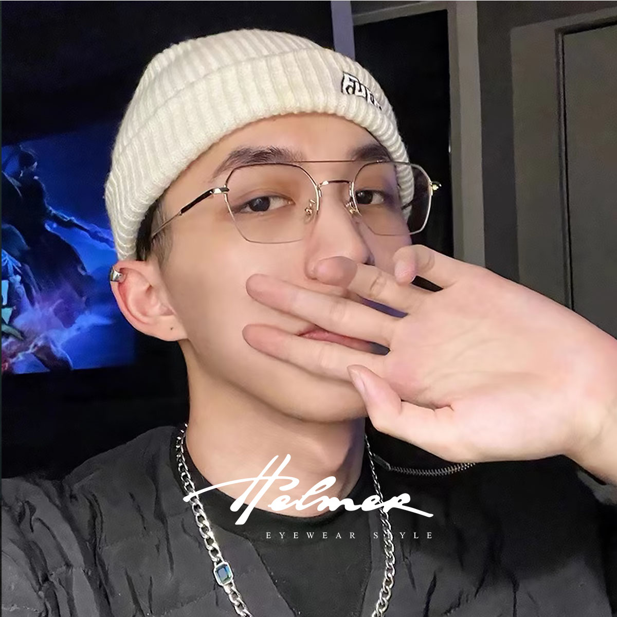 HELMER金丝商务风近视眼镜