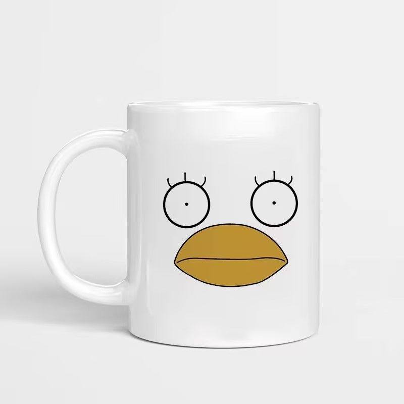 新款银魂伊丽莎白周边陶瓷马克杯家用牛奶办公咖啡奶茶杯桌面摆件