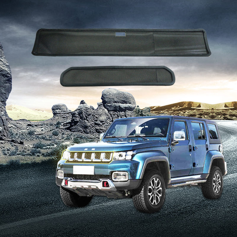 北京bj40plus城市猎人bj40c皮卡f40中网防虫网昆虫挡熏黑中网改装