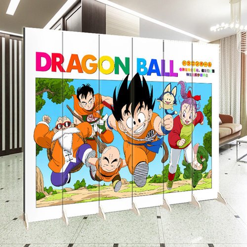 七龙珠动漫动画卡通折叠屏风隔断