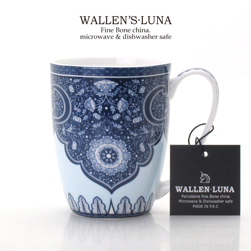 WALLEN布兰稀缺瑕疵杯骨瓷马克杯水杯现代简约LUNA咖啡杯瑕不掩瑜