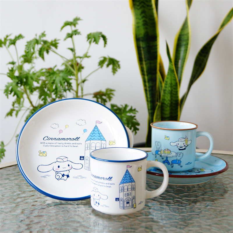 出口日本软萌风卡通陶瓷马克杯
