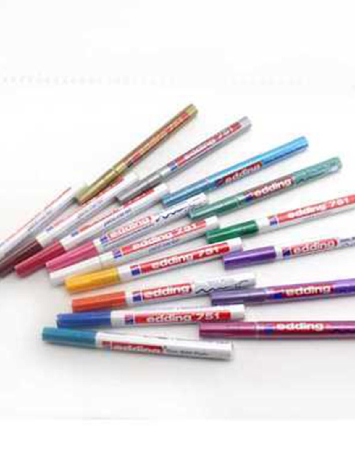 EDDING 페인트 펜 751 알코올 방지 고온 방지 비 페이딩 유리 세라믹 산업용 비 페이딩 마커 펜