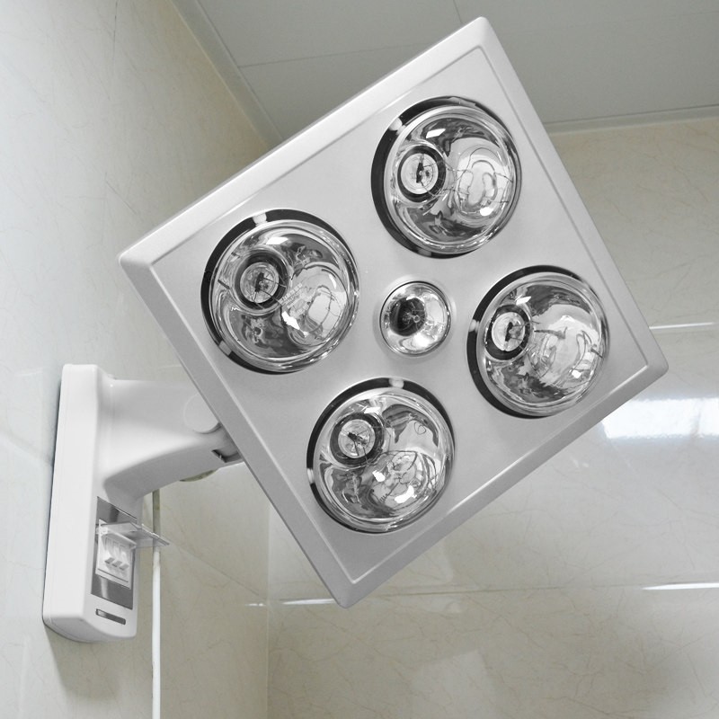 浴霸壁挂式免打孔灯暖挂墙家用卫防爆生间浴室灯泡取暖灯浴室防水