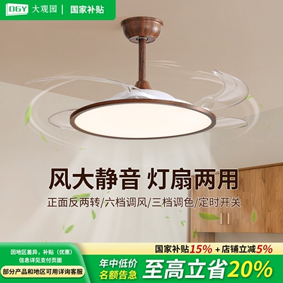 中古隐形风扇灯2025新款吊扇灯吸